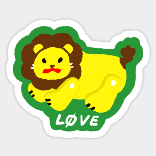 Løve Lion Sticker